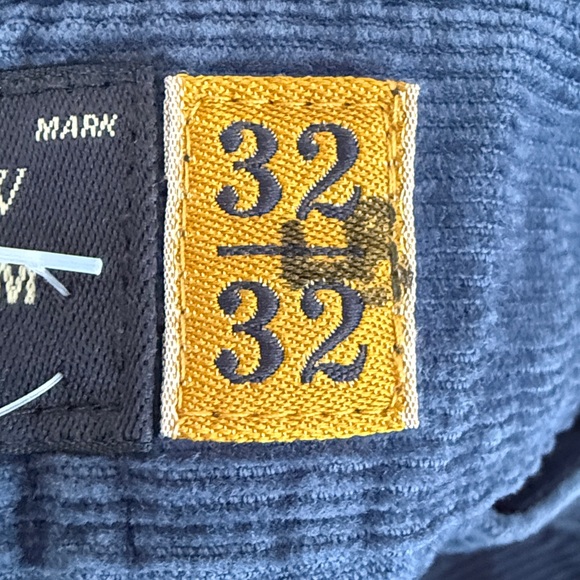 J. Crew 484 Slim Fit Corduroy Men's Jeans/Pants ~ Blue ~ 100% Cotton 32 x 32 - Picture 5 of 10